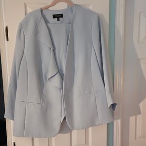 Tahari Light Blue Women's Blazer